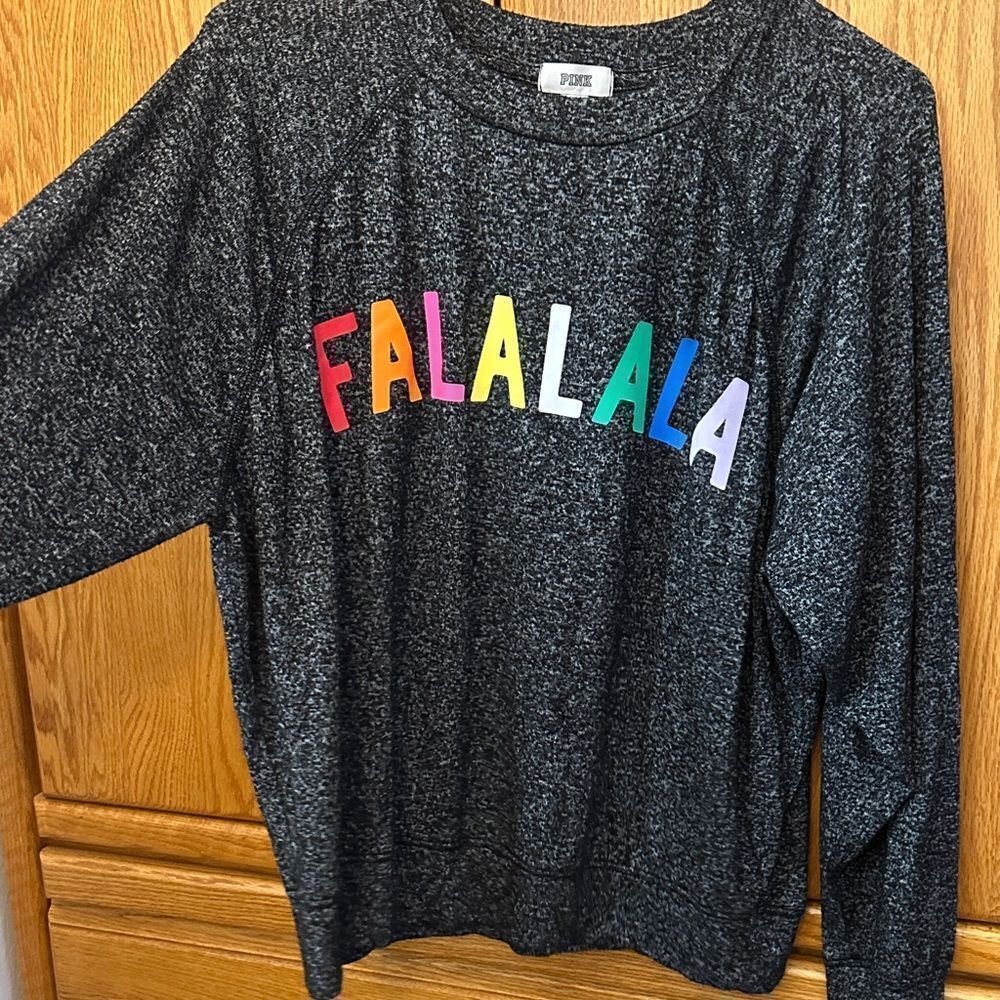 Pink long sleeve sleep tee